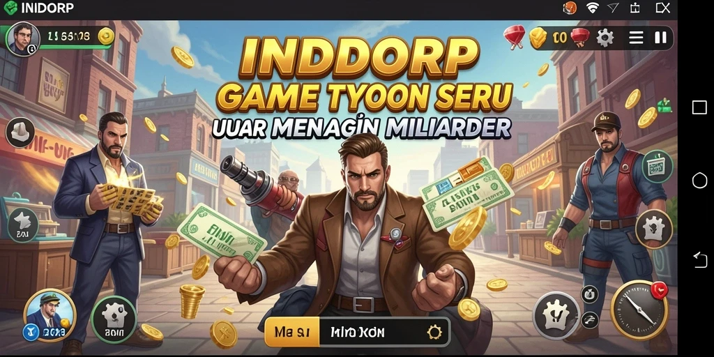 Tampilan menarik dari gameplay INDORP yang seru.