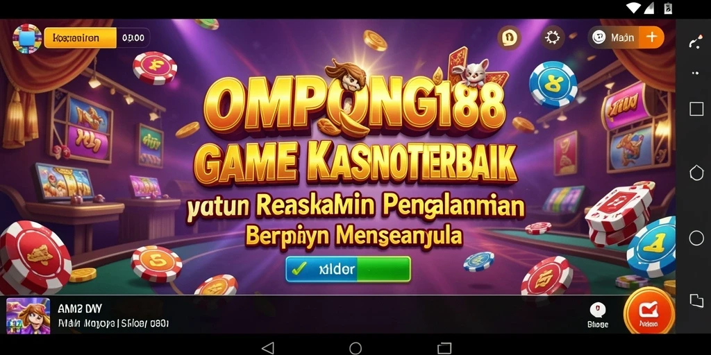 Tampilan gameplay OMPONG188 yang menarik dan mengasyikkan.