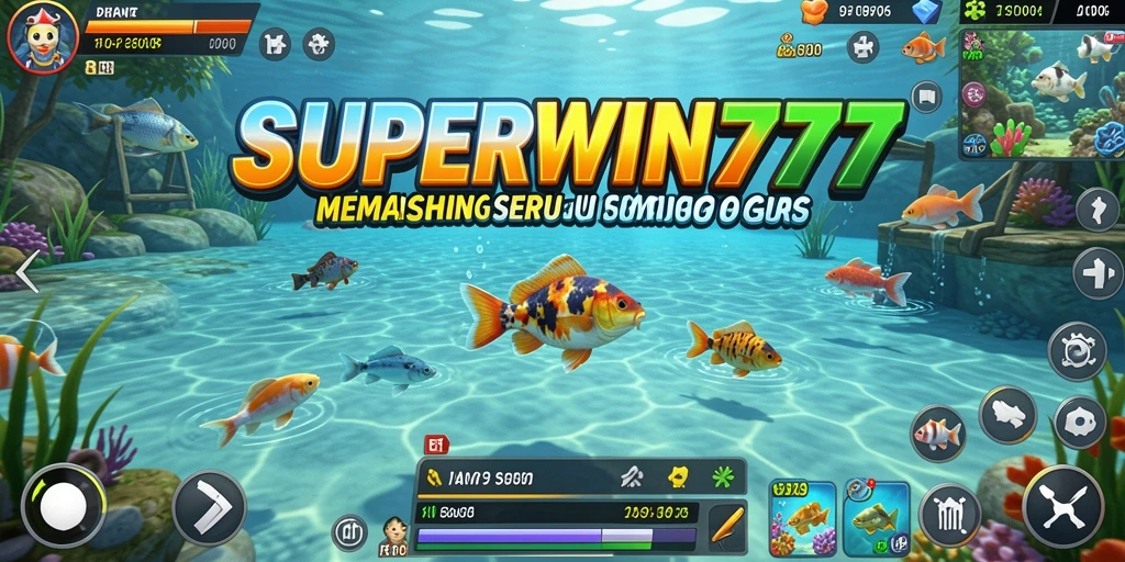 Tampilan gameplay memancing di SUPERWIN777 yang menakjubkan.