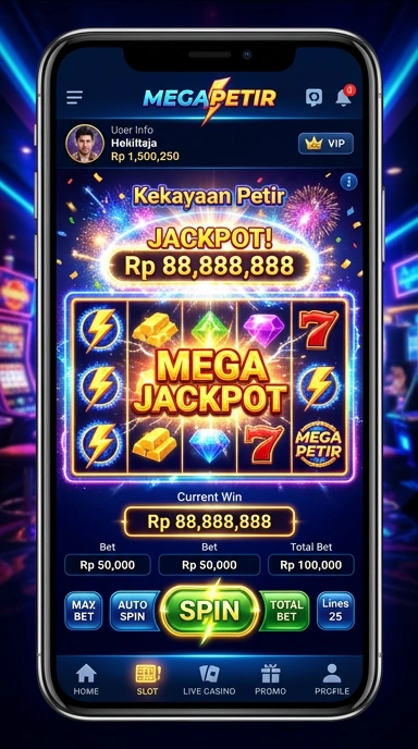 Fitur keamanan dan privasi pada aplikasi megapetir.